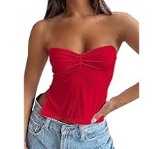 Kurve Women's Seamless Stretch Long Bandeau Tube Top  size S