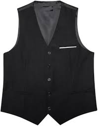 Blitz Moda Black Suit Vest Adult Small Men Formal Church Cocktail  Size L