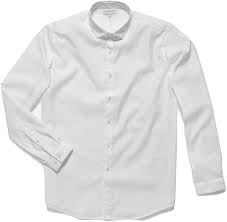 H. White Mens Corporate Combat Dress Shirt, Crisp White, 100% Pima Oxford Cotton with Athletic Components  Size No