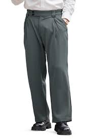 Mens Casual Pants Loose Fit Slacks for Men with Belt Loops Size 185/88