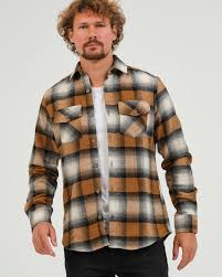 Mens Long Sleeve Shirt Jacket Button Up Plaid Jacket Shacket Fall Winter Warm Outfits Loose Fit Work Cotton Topssize M