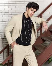 Men's Casual Linen Blazer Jacket Slim Fit Suit Jacket for Men's Casual Blazer Sport Coat Size L