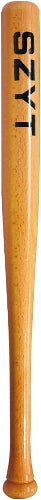 25 inch, 29 inch, 33 inch Wood Baseball Bat Self-Defense Softball Bat Home Defense Lightweight Yellow