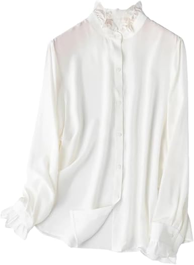 Long Sleeve Shirts for Men Solid Color Casual Button Up Shirt Men Size L