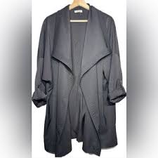 Max Studio Women's Faux Suede Long Jacket  Size XL