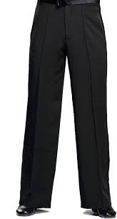Men Professional Sideband Elastic Band Wide Latin Modern Square Practice Dance Pants Size XL