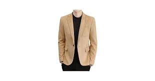Blazer Men's Suede Fabric Blazer Business Casual Button Up Tops Office Clothing Plus Size Size L
