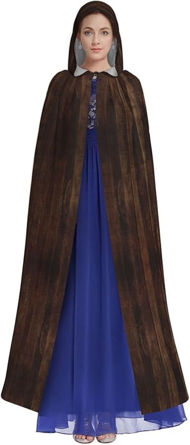 BREAUX Board Stripe print Halloween cape, Halloween cape, Halloween hooded cape, adult party decoration cape  Size M