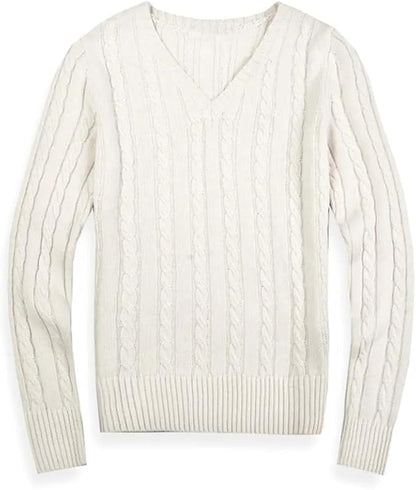 Hgvcfcv Casual V Neck Sweater Autumn Winter Knitted Jumper Women Long Sleeve Jumper Solid Ladies Style Size S