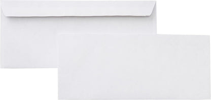 Amazon Basics #10 Security-Tinted Self-Seal Business Letter Envelopes, Peel & Seal Adhesive Closure, White, 500-Pack