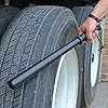 SZCO Supplies 21-Inch Heavy-Duty Tire Thumper – Black Polypropylene Baton with Ribbed Handle and Wrist Lanyard – Truck Tire Pressure Checker, Glass Breaker, Self-Defense, and Utility Tool