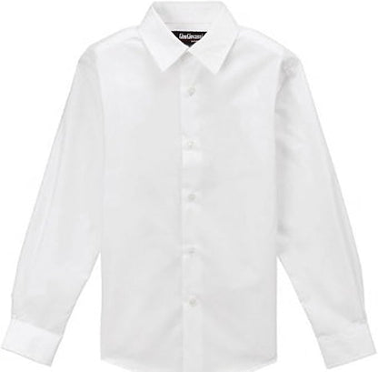 Womens Long Sleeve Blouse Ruffle Trim Button Up White Shirt Office Shirt Work Tops size L