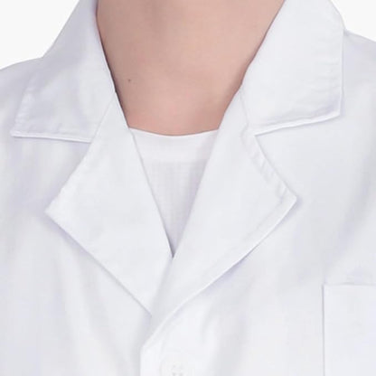 White Lab Coats for Women and Men Unisex Labcoat Professional Lab Coat for Women, Full Sleeve Cotton Long Medical Coat Size M