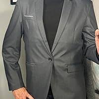 Mylldey Mens Blazers Slim Fit Business Casual Men Suit Sport Coat One Button Travel Blazer Lightweight Suit Jacket Size XL