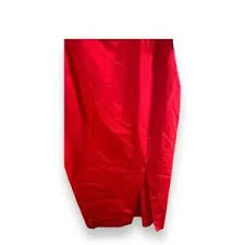 ZARA Red scoop neckline Ruffle Sleeve Slit front Cocktail Dress size M