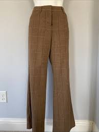 Lars Amadeus Men's Plaid Dress Pants Classic Fit Formal Plaid Slacks Prom Checked Trousers Size L