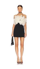 Women's black with rose suspenders Size