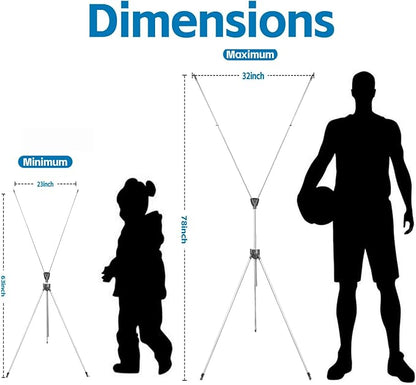 USCNC X Banner Stand Adjustable Fit Banner 23 x 63 to 32 x 78 Inch, Portable Travel Bag, Bigger, More Adaptable Advertising, Stores, Tradeshow, Restaurant, Event, Birthday & Party (1 PACk)