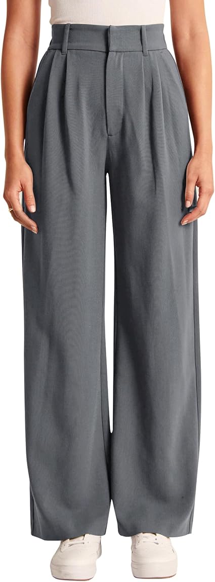 NIMIN High Waisted Joggers for Women Drawstring Loose Sweatpants Cargo Pants with Pockets Size M