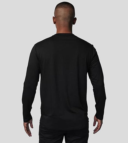 Fioboc Mens T-Shirts Staycool Tee Short/Long Sleeve Tops Solid Curve-Hem Shirt   Size XL