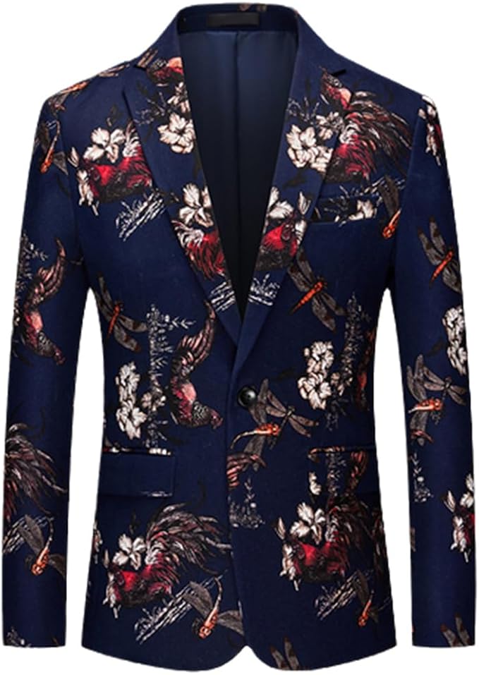 Men's Gold Sequin Blazer Shiny Glitter Blazer Shawl Collar Wedding Party Stage Costumes, size 36