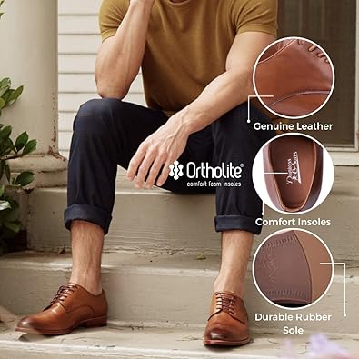 Mens Shoes, Black Dress Shoes for Men or Brown Shoes. Landon, Oxford. Derby, Black Dress Shoes. Business Shoes  size 12