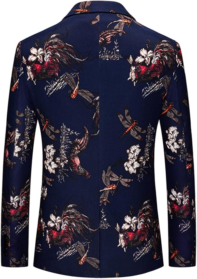 Men's Gold Sequin Blazer Shiny Glitter Blazer Shawl Collar Wedding Party Stage Costumes, size 36