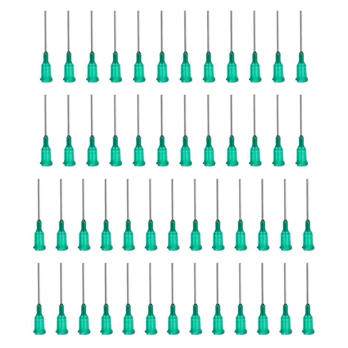 PATIKIL Blunt Tip Dispensing Needles 1 Inch, 100 Pcs 18G Industrial Liquid Dispenser Needle with Lure Lock for Refilling Liquid Inks Adhesive Glue