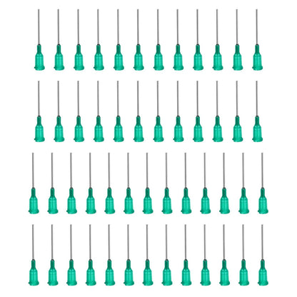 PATIKIL Blunt Tip Dispensing Needles 1 Inch, 100 Pcs 18G Industrial Liquid Dispenser Needle with Lure Lock for Refilling Liquid Inks Adhesive Glue