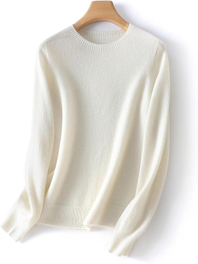 Seamless 26 Counts 100% Merino Wool Pullover Sweaters for Women Thin Knitwear Female Undershirt Basic Jumper Tops size XL