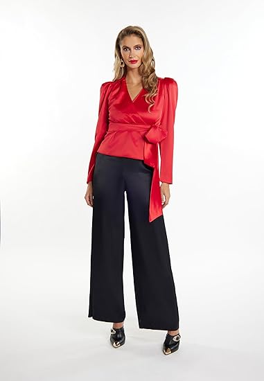 CARNEA Women's Wrap BlouseSize NO