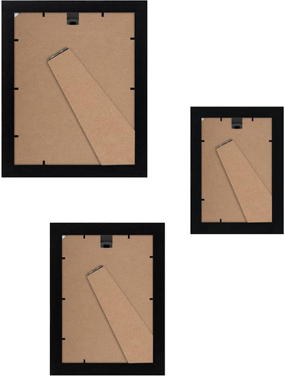 mericanflat 18x24 Poster Frame with Polished Plexiglass - Streamline Collection - Thin Border Picture Frame for Wall Display - Hanging Hardware Included - Black