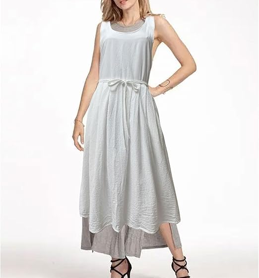 ZALYMOE Womens Cotton Apron with 2 Pockets Cross Back Cooking Pinafore Dress Baking Gardening Works Arpon Mother Gift didn't find size on picture