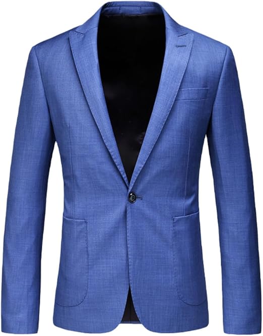 Light Blue Blazer for Men Blazer Jacket Slim Fit Casual Suit Size 44R