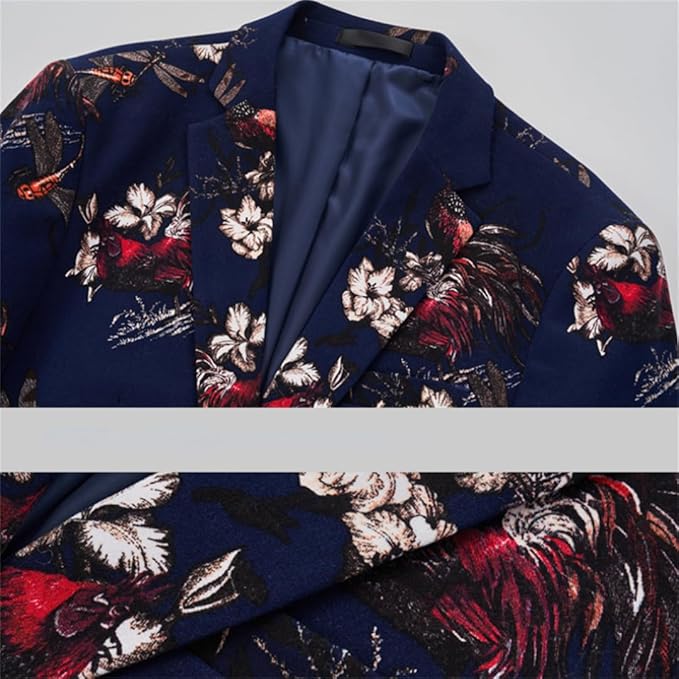 Men's Gold Sequin Blazer Shiny Glitter Blazer Shawl Collar Wedding Party Stage Costumes, size 36