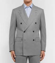 Men's Blazer Formal Double Breasted Buttons Jacket Business  Size 36