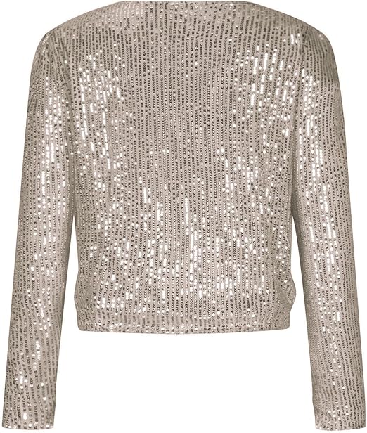 Fashion Sequin Jacket Women's Casual Party Elegant Sparkle Long Sleeve Jackets Glitter Front Zip Blazer Bomber Jacket Size S