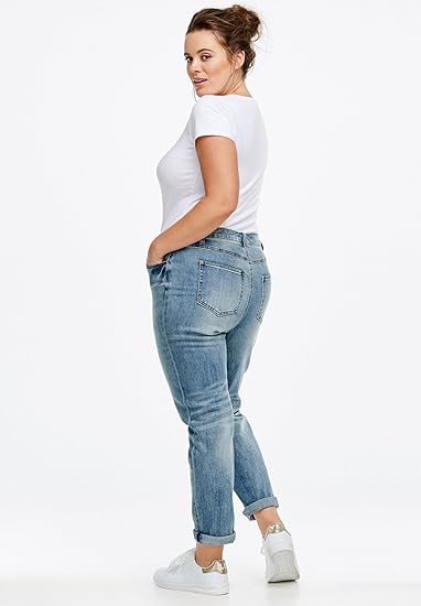 ellos Women's Plus Size Boyfriend Jeans Size 2