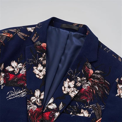 Men's Gold Sequin Blazer Shiny Glitter Blazer Shawl Collar Wedding Party Stage Costumes, size 36