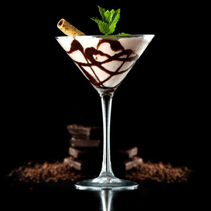 DISCOUNT PROMOS Martini Glasses by ARC 10 oz. Set of 10, Bulk Pack - Perfect for Hotel, Bar, Restaurant or Lounge - Clear