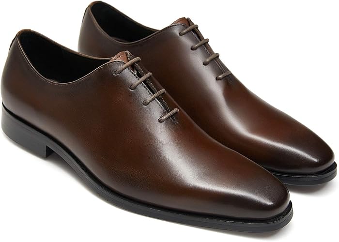 GIFENNSE Men's Dress Shoes Oxford Formal Leather Shoes for Men size 12