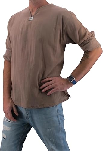 Love Quality unisex-adult Long Sleeve Hippie Shirt Long Sleeve Hippie Shirt Size L