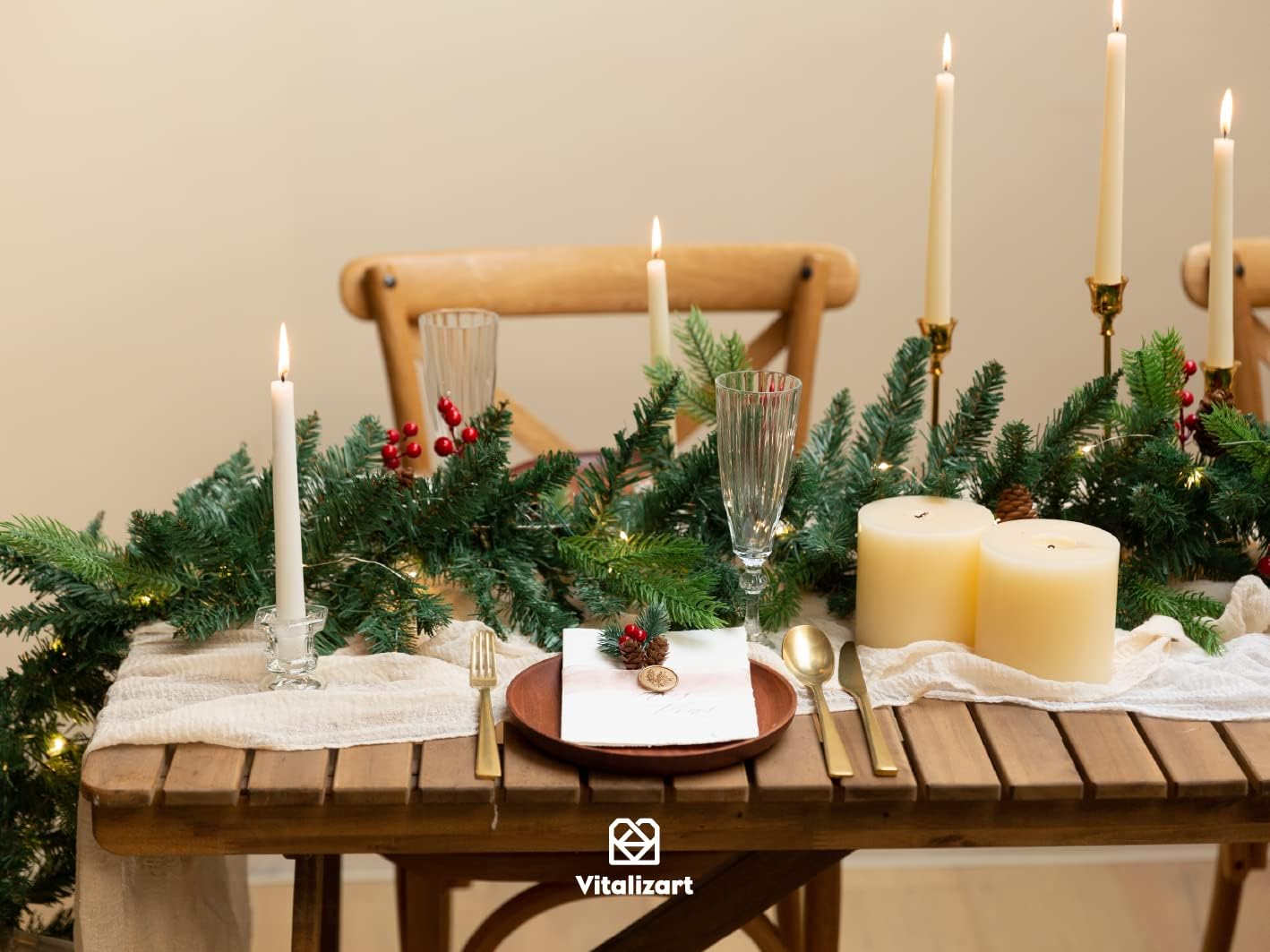 Vitalizart Rose Gold Ribbon Organza Sheer Ribbon 1 inch x 30Yd Handmade Fabric Light Pink Ribbons for Gift Wrapping Christmas Tree Crafts Bows Wedding Invitations Wreaths Wrap