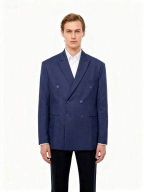 Men’s Blue Tailored Suit Jacket size m