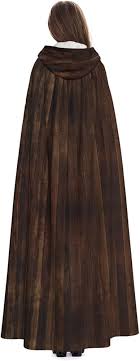 BREAUX Board Stripe print Halloween cape, Halloween cape, Halloween hooded cape, adult party decoration cape  Size M