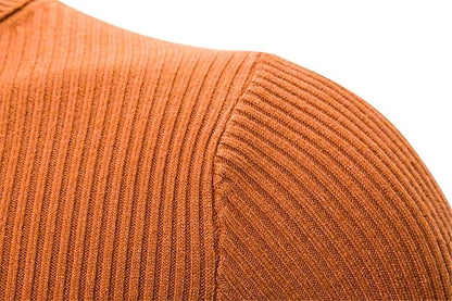 Autumn Winter Men's Turtleneck Sweater Casual Knitted Sweaterr size M