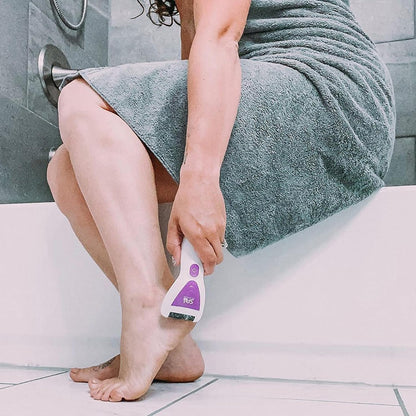 Spa Sciences Viva Most Powerful Pedicure Tool Available-Professional Electronic Foot Smoothing Pedi Tool for Removing Hard, Dry, Cracked Skin/Calluses on Feet, Rechargeable-2 Treatment Heads Included