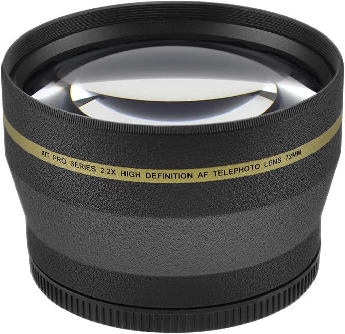Xit XT2X72 72mm 2.2x Telephoto Lens (Black)