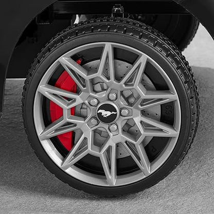 Best Choice Products Kids 12V Electric Ride On Car Officially Licensed Ford Mustang w/Parent Control, LED Lights, 2 Speeds, Bluetooth - Black