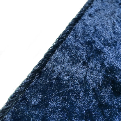 YOUR CHAIR COVERS - 90 x 132 Inch Rectangular Crushed Velvet Tablecloth for 6 ft. Rectangular Tables Wedding, Party, Dining, Banquet and Events - Navy Blue
